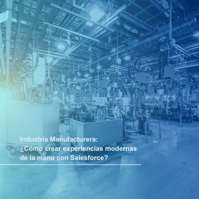 industria manufacturera apoyada por un salesforce partner